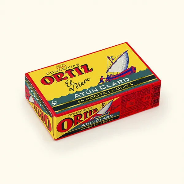 Atún claro en aceite de oliva Lata oval 112g