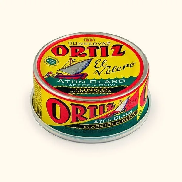 can of Ortiz Tuna in olive oil