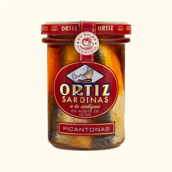 Sardinas a la antigua picantonas Tarro 190g