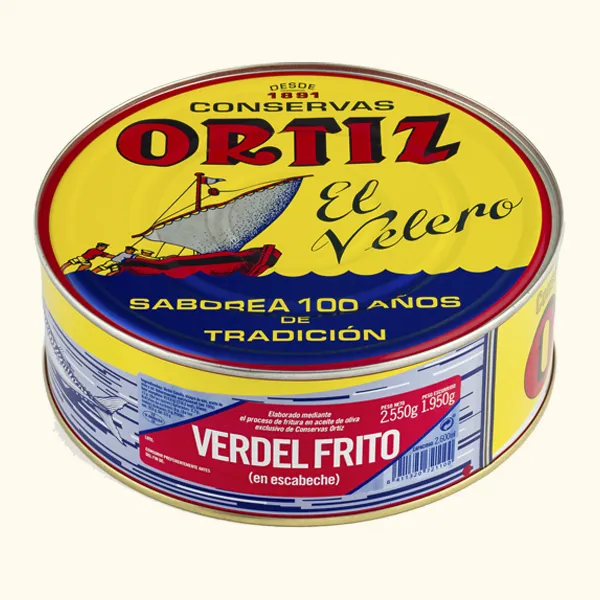 Verdel frito en esabeche 8-9 pescados Lata 2550g