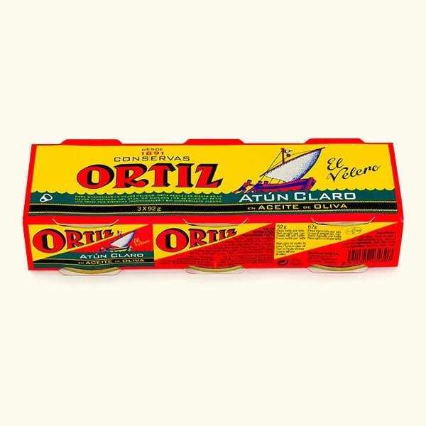 Atún claro aceite de oliva Latas 3*92