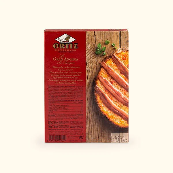 Anchoas a la Antigua Gran Anchoa Barqueta 67g