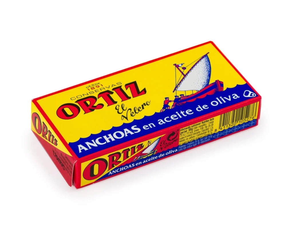 Anchoas en aceite de oliva Lata octavillo 47,5g neto