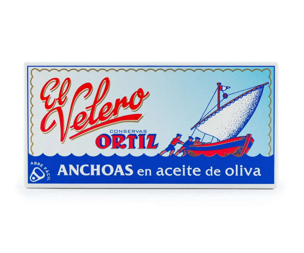 Anchoas en aceite de oliva Octavillo El Velero 48g