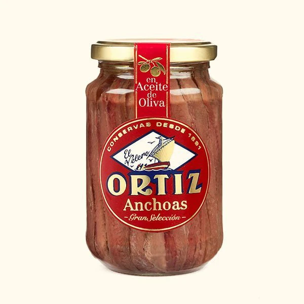 Anchoas en aceite de oliva tarro 350g