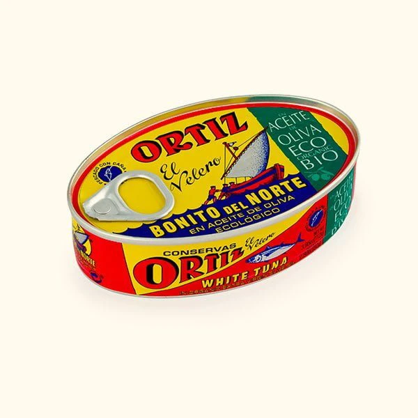 Bonito del norte en aceite de oliva ecológico/lata oval