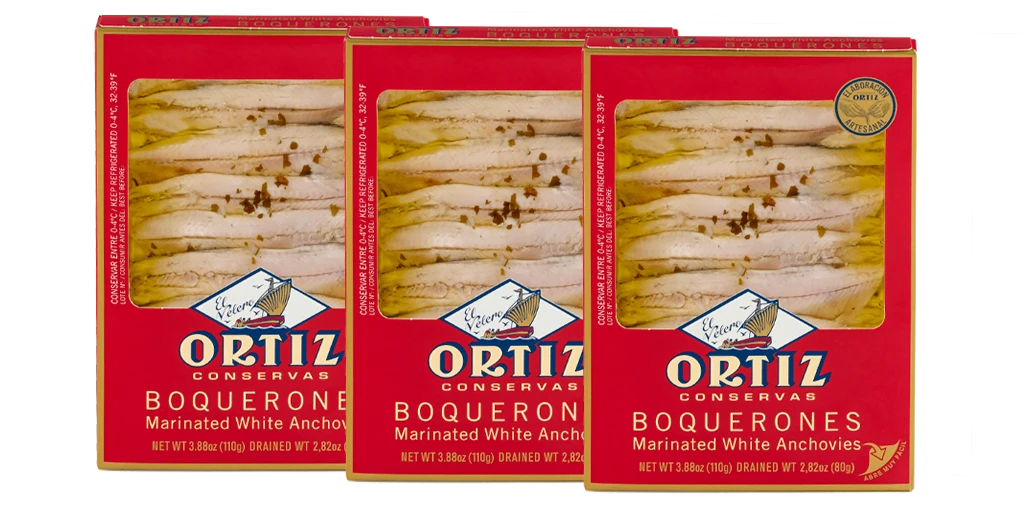 Boquerones en aceite de Oliva Barqueta 110g