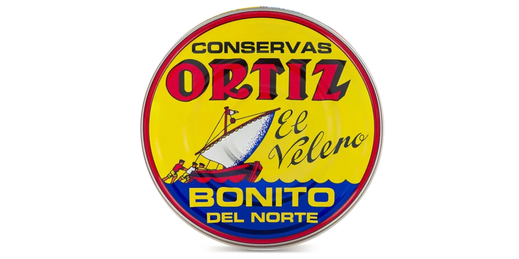 Bonito del norte en aceite de oliva lata pandereta 1825g