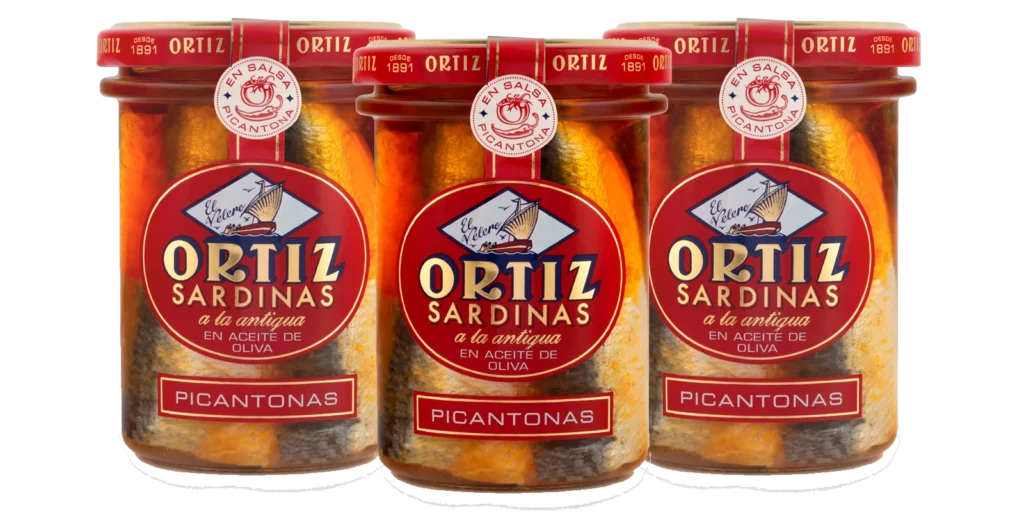 Sardinas a la antigua picantonas Tarro 190g