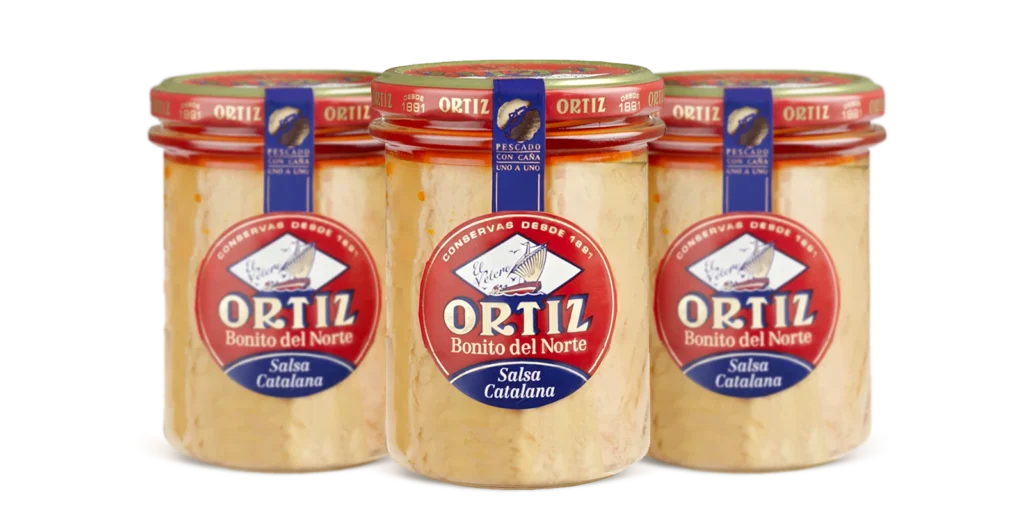 Bonito del norte en escabeche salsa catalana tarro 220g