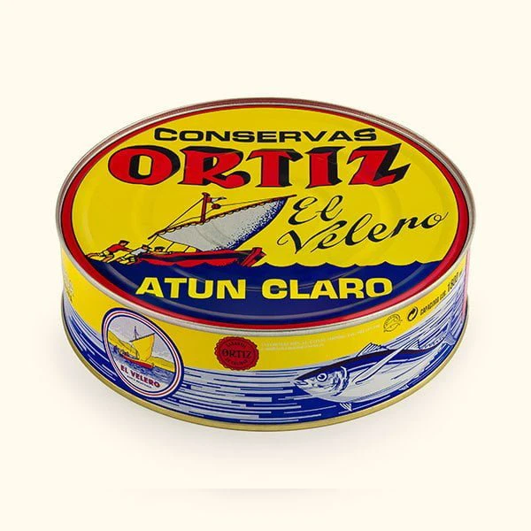 Atún claro en aceite oliva Lata pandereta 1825g