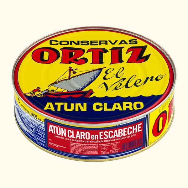 Atún claro en escabeche Lata pandereta 1825g