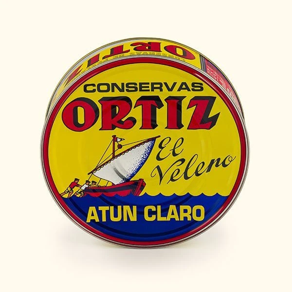 Atún claro en escabeche salsa roja Lata pandereta 1825g