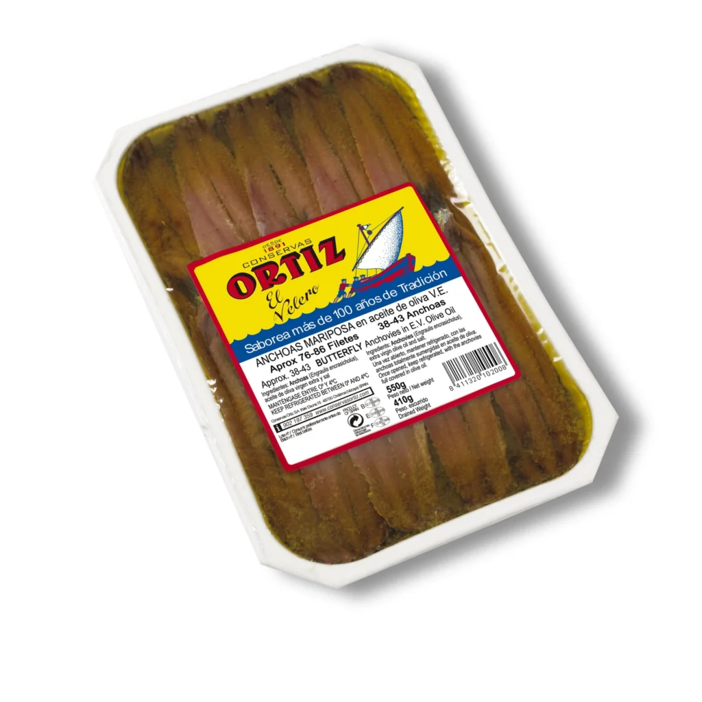 Anchoa fomato hostelería Mariposa 550g