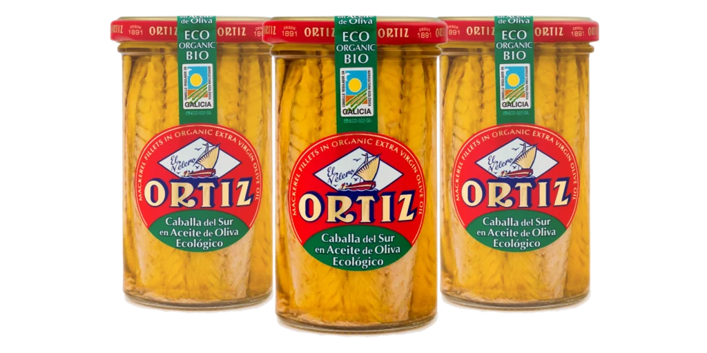 Caballa del sur en aceite ecológico Tarro 250g