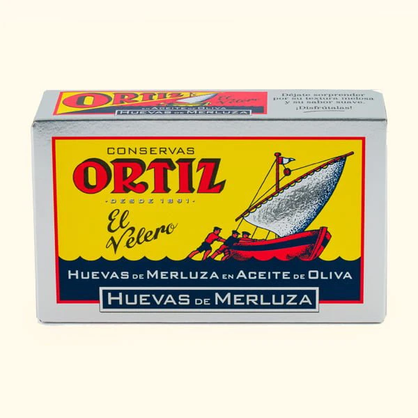 Huevas merluza Lata oval 112g