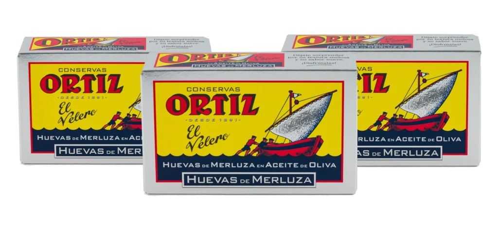 Huevas merluza Lata oval 112g