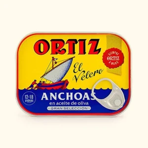 Anchoas en aceite de oliva lata 1/4 rectangular 78g