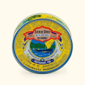 Anchoas en aceite de oliva Serie Oro 48-54 filetes lata 450g