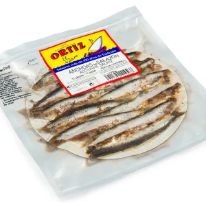 Anchoas en salazón Camada de 11 Bolsa 170grs