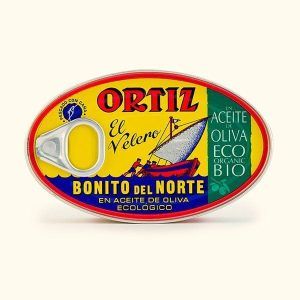 Bonito del norte en aceite ecológico lata aval